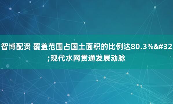 智博配资 覆盖范围占国土面积的比例达80.3% 现代水网贯通发展动脉