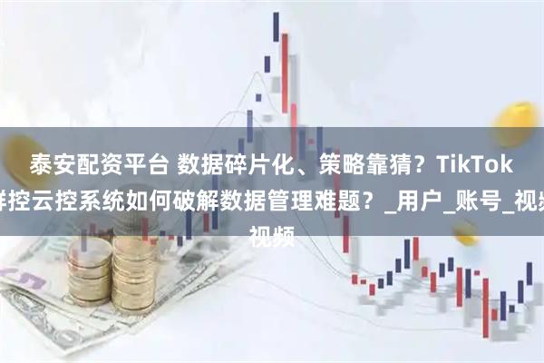 泰安配资平台 数据碎片化、策略靠猜？TikTok群控云控系统如何破解数据管理难题？_用户_账号_视频